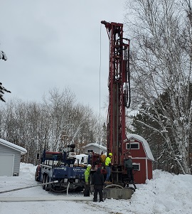 Minnesota well drill